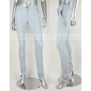 STELLA MCCARTNEY JEANS SKINNY BLUE DENIM PANTS sz IT 38 / US 2